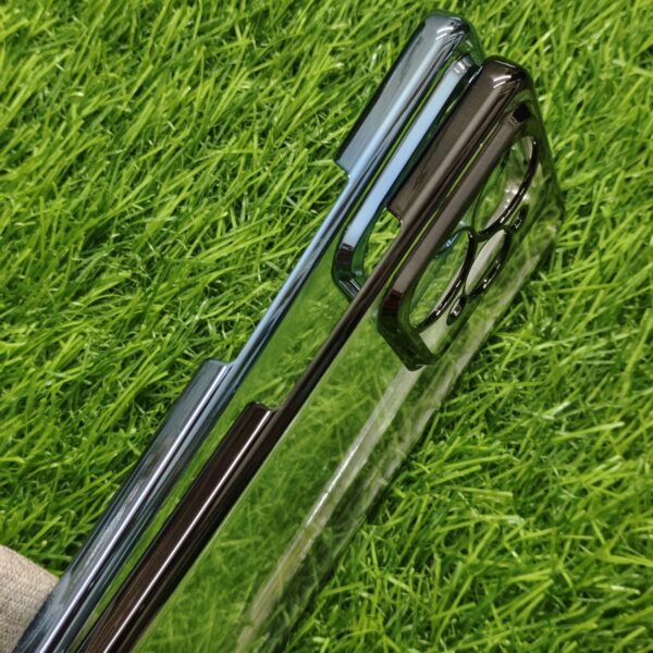 Realme 15 Stylish Transparent Chrome PC Hard Back Cover - Image 3