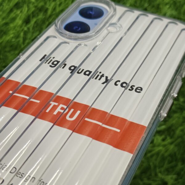 iPhone 16 & 16 Air & 16 Pro & 16 Pro Max Silicon Transparent Strips Totu Back Cover - Image 6