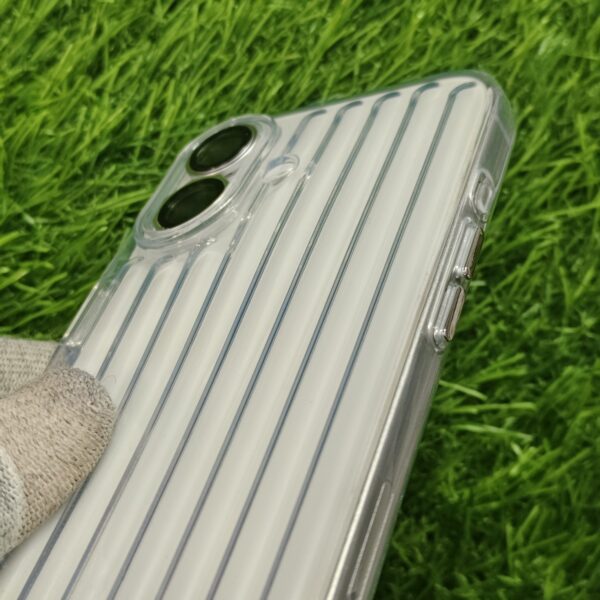 iPhone 16 & 16 Air & 16 Pro & 16 Pro Max Silicon Transparent Strips Totu Back Cover - Image 9