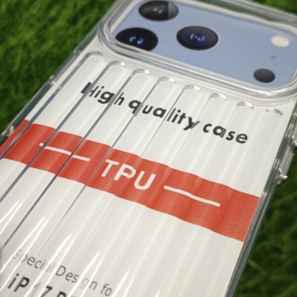iPhone 17 & 17 Air & 17 Pro & 17 Pro Max Silicon Transparent Strips Totu Back Cover - Image 6