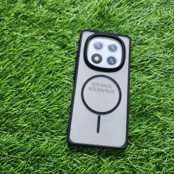 Redmi Note 13 Pro & 14 Pro Plus Matte Skin Back Cover No Magsafe - Image 3
