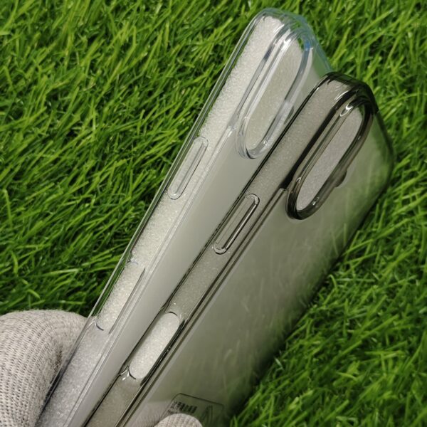 iPhone 16 & 16 Pro & 16 Pro Max Premium Matte Silicon Side Transparent Back Cover - Image 3