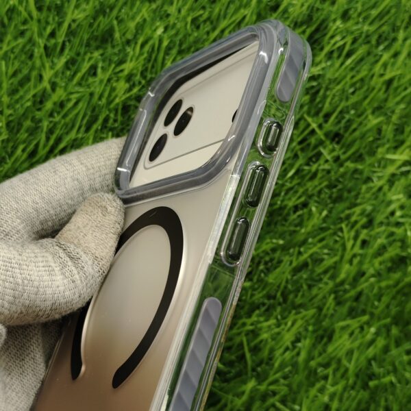 iPhone 17 & 17 Air & 17 Pro & 17 Pro Max IMD Series Luxury Transparent Magsafe Back Cover Tranzo - Image 5