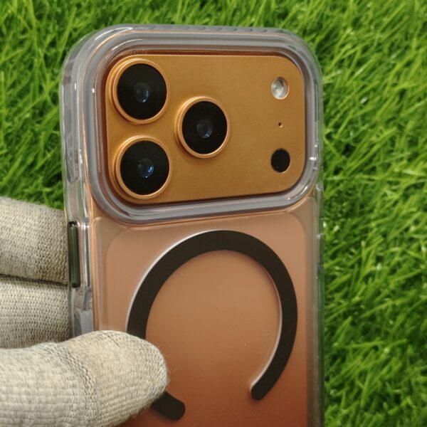 iPhone 17 & 17 Air & 17 Pro & 17 Pro Max IMD Series Luxury Transparent Magsafe Back Cover Tranzo