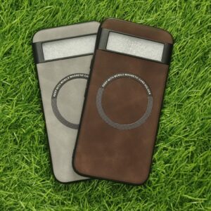 Google Pixel 8a Premium Leather Finish Stylish Magsafe Back Cover