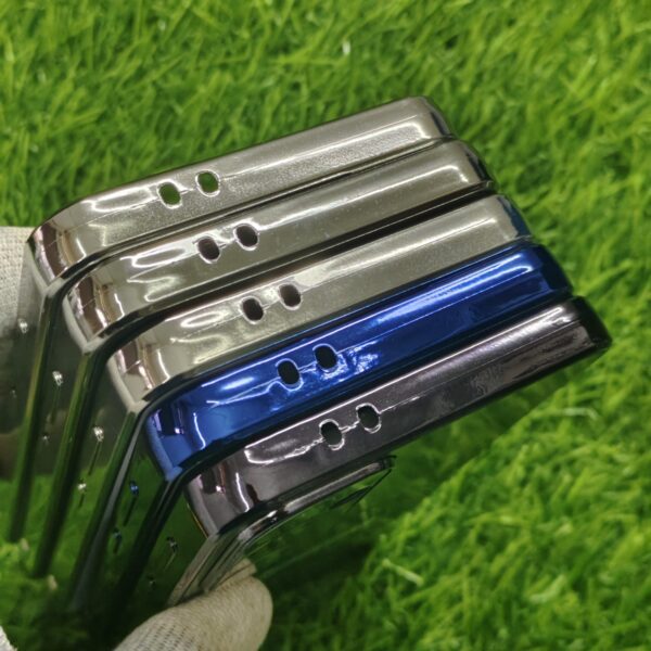 Samsung Galaxy S24 FE Luxury Matte Chrome Finish Magsafe Back Cover - Image 5