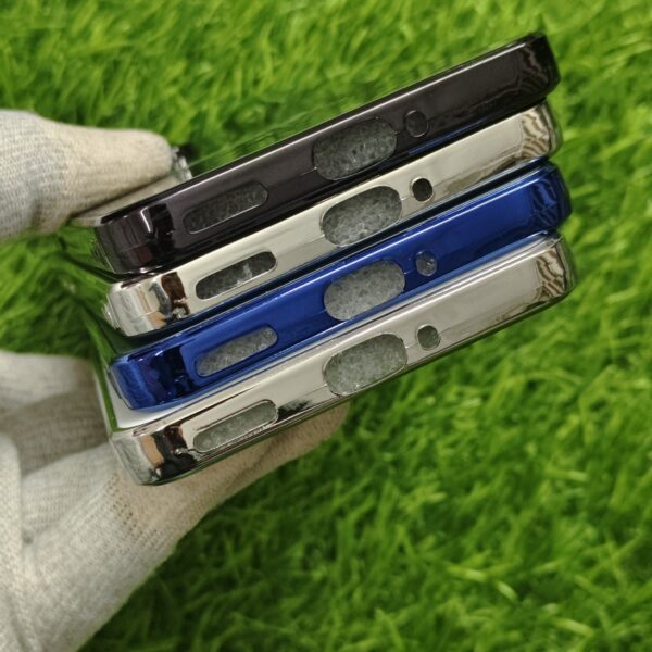 Oppo Reno 12 Pro Luxury Matte Chrome Finish Magsafe Back Cover - Image 4