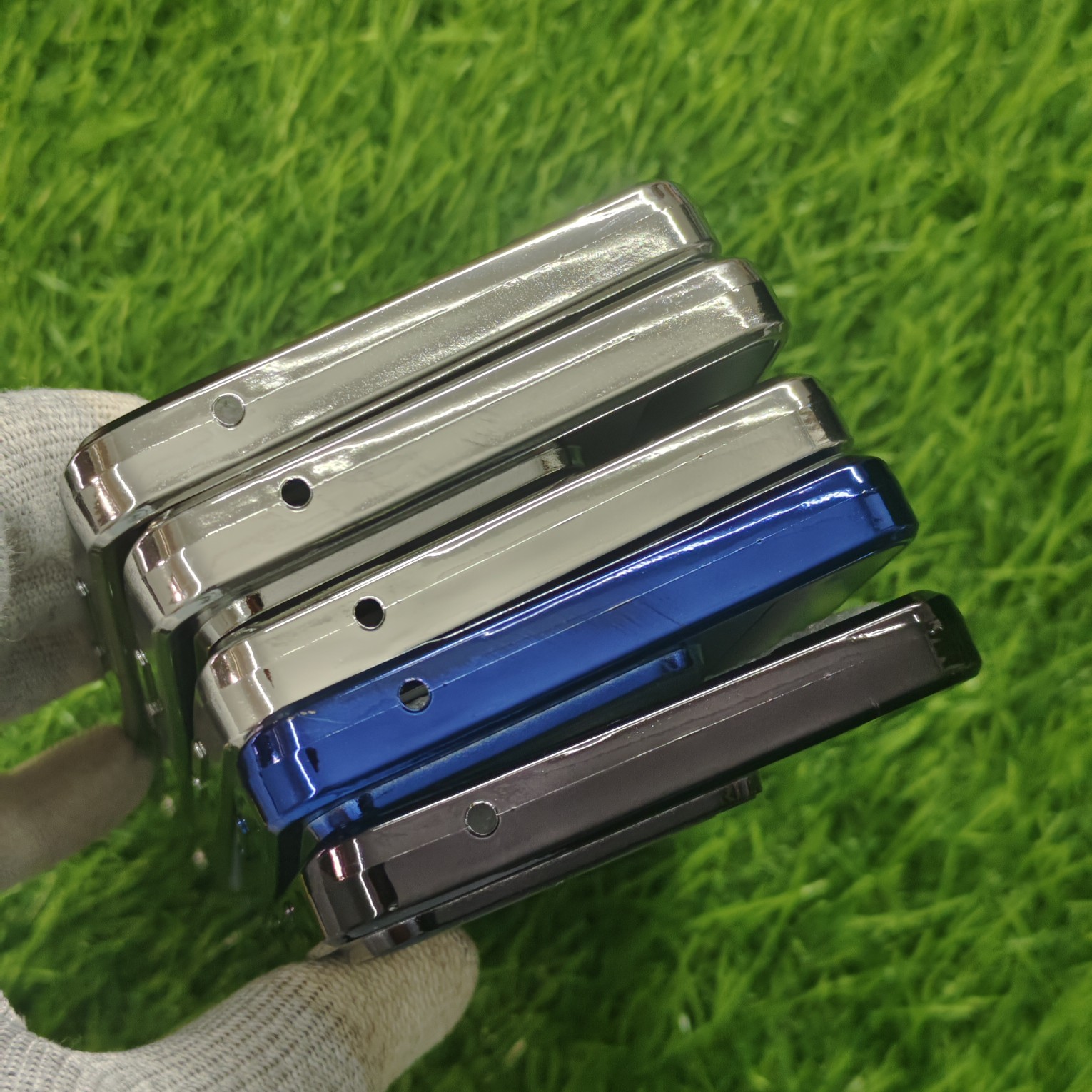 Motorola Edge 60 Fusion Luxury Matte Chrome Finish Magsafe Back Cover - Image 5