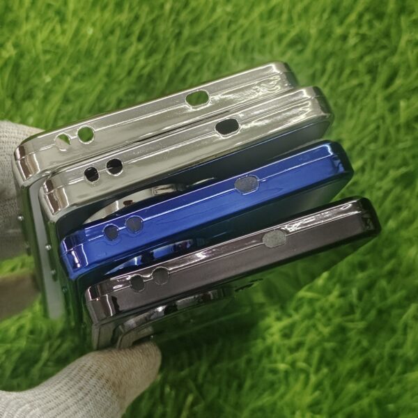 Oppo Reno 11 Luxury Matte Chrome Finish Magsafe Back Cover - Image 5