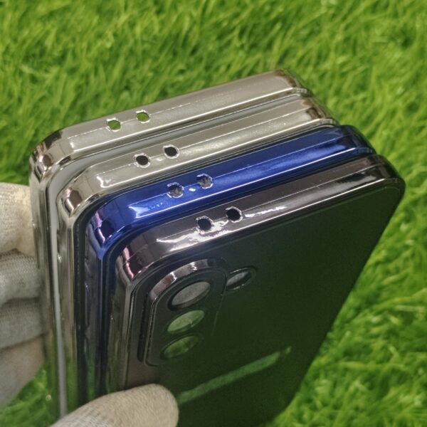 Samsung A56 Luxury Matte Chrome Finish Magsafe Back Cover - Image 5