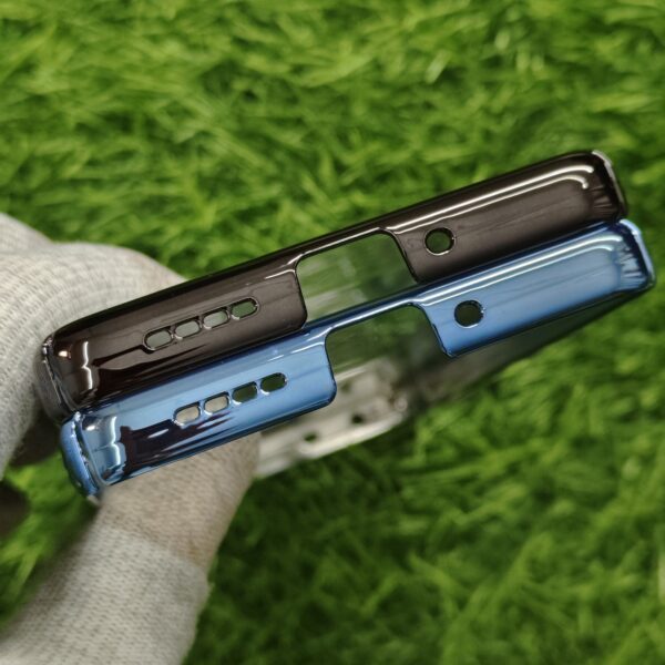Realme GT 7 & 7T Stylish Transparent Chrome PC Hard Back Cover - Image 4