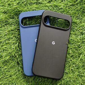 Google Pixel 9 Silicon Suitcase Back Cover with cloth inside