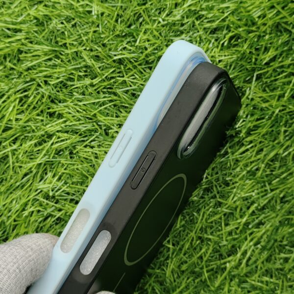 iPhone 16 & 16 Pro & 16 Pro Max Premium Matte Magsafe Side Silicon Back Cover - Image 3