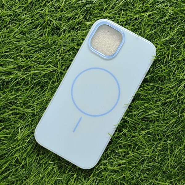 iPhone 15 & 15 Pro & 15 Pro Max Premium Matte Magsafe Side Silicon Back Cover - Image 6