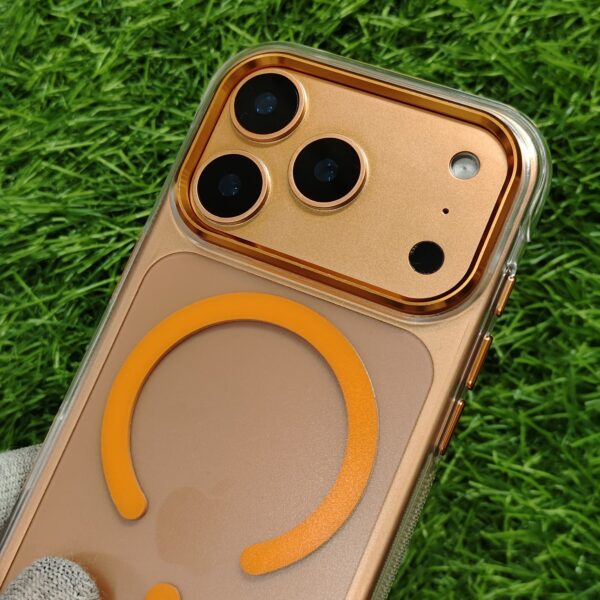 iPhone 17 & 17 Pro & 17 Pro Max Berlia Stylish Matte Magsafe Side Textured Back Cover - Image 6