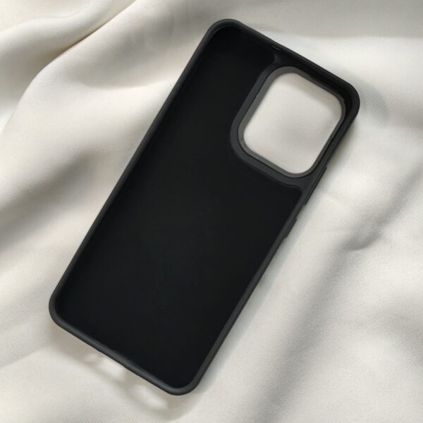 Oppo F31 Black Nilkin Back Cover with cloth inside - Image 6