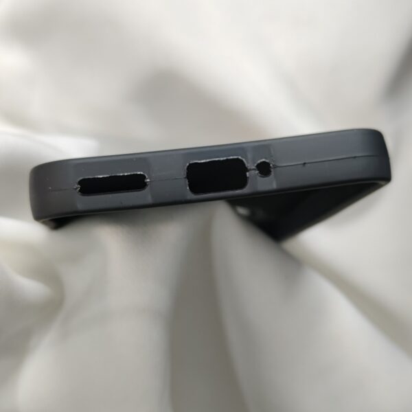Oppo F31 Pro Black Nilkin Back Cover with cloth inside - Image 4
