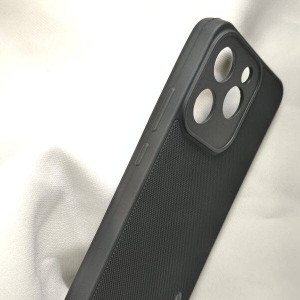 Realme 15T Black Nilkin Back Cover with cloth inside - Image 3