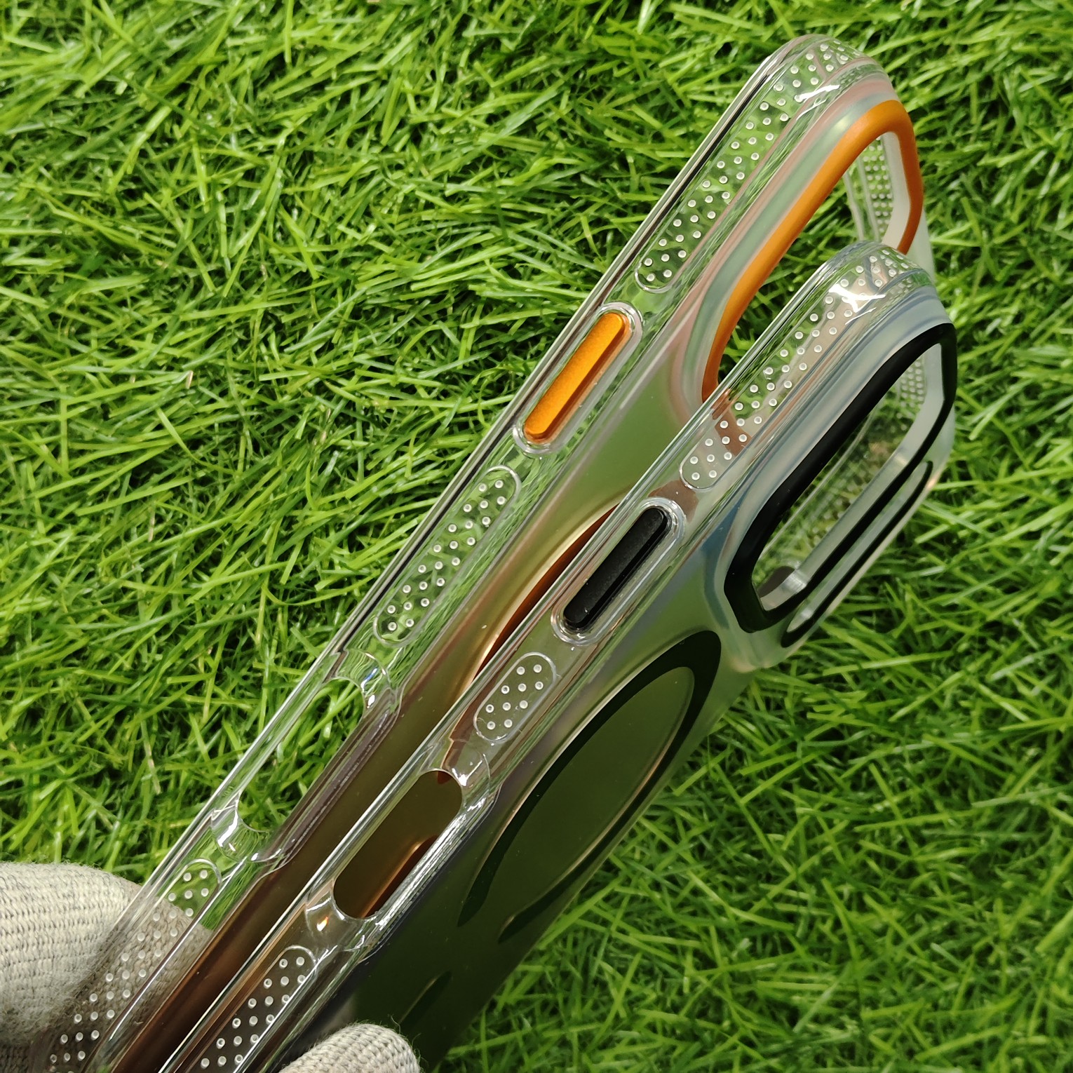 iPhone 17 & 17 Air & 17 Pro & 17 Pro Max Luxury Gradient Matte Transparent Magsafe Case - Image 3