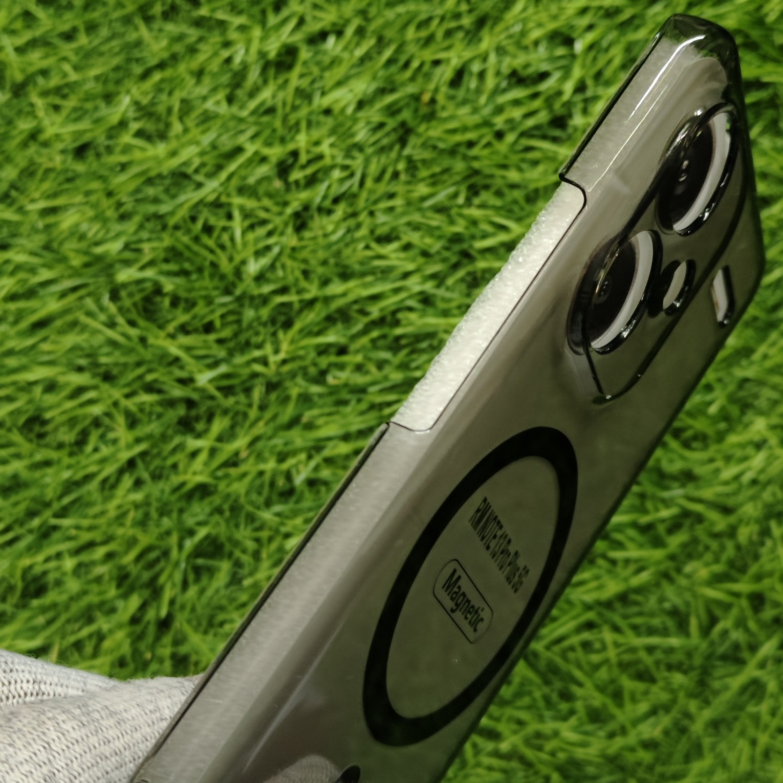 Redmi Note 13 Pro Plus Crystal Magsafe PC Hard Back Cover - Image 3