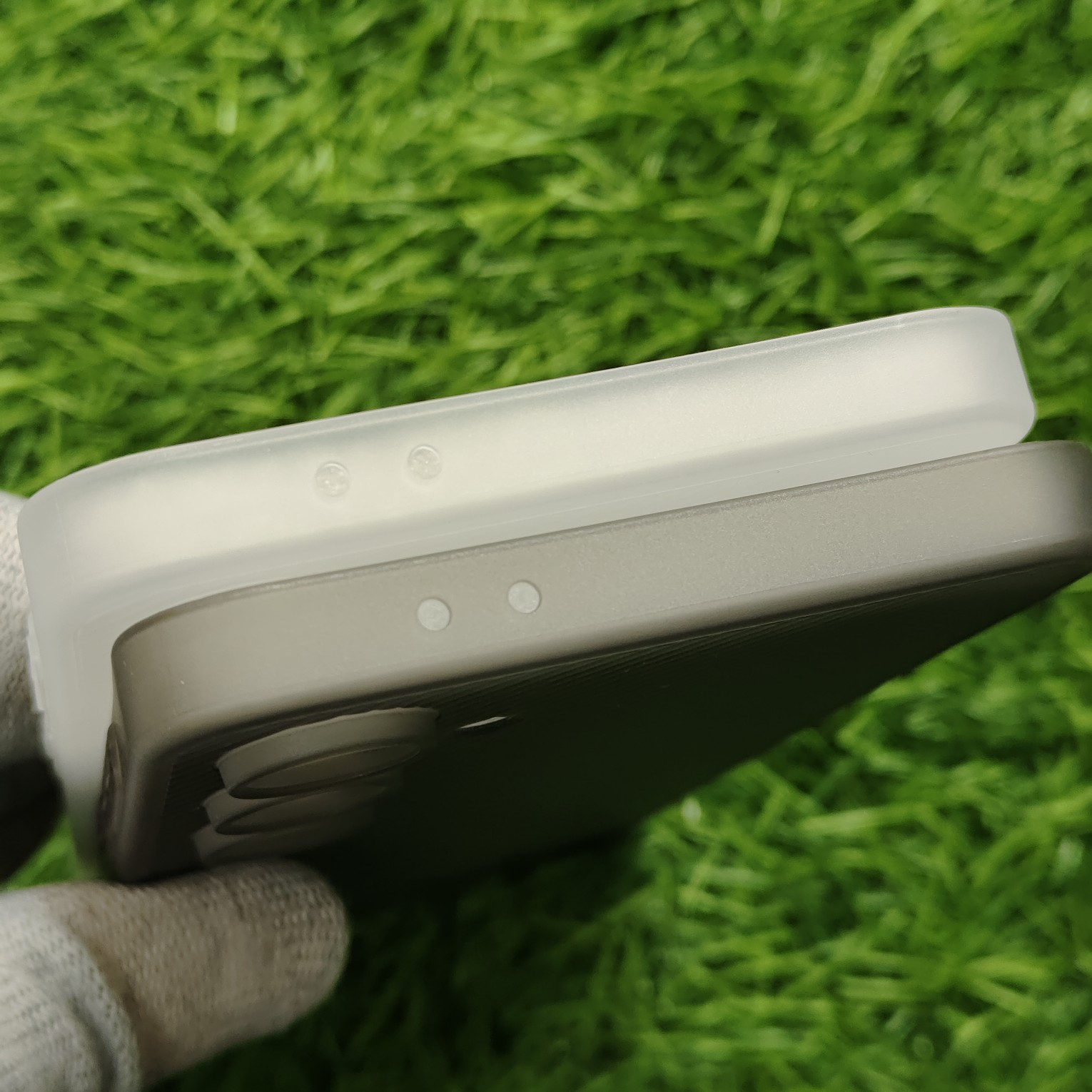 Samsung Galaxy S24 FE Paper Thin Matte PC Hard Strips Back Cover - Image 5