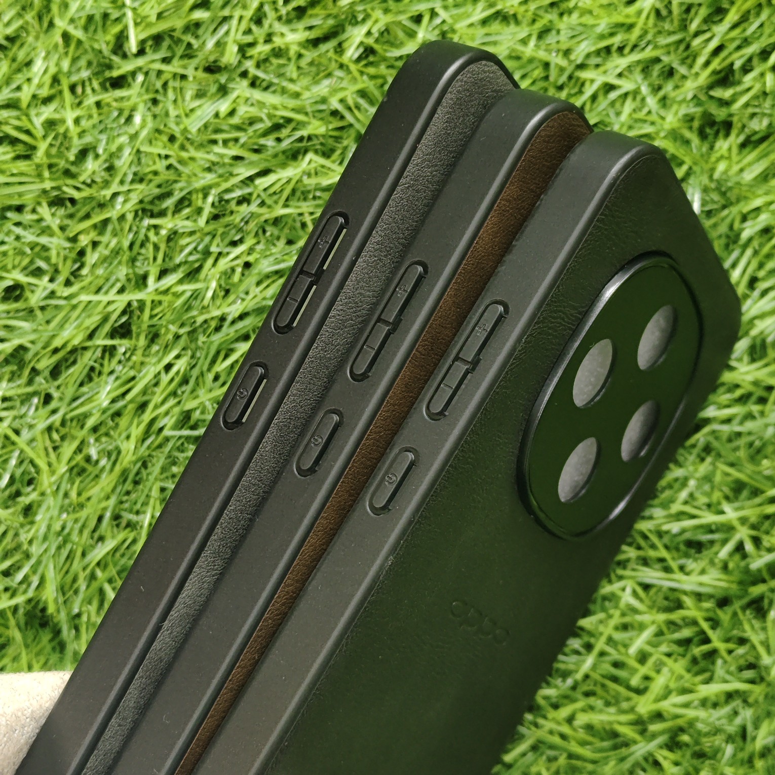 Oppo F31 Pro Premium Leather Finish Back Cover - Image 3