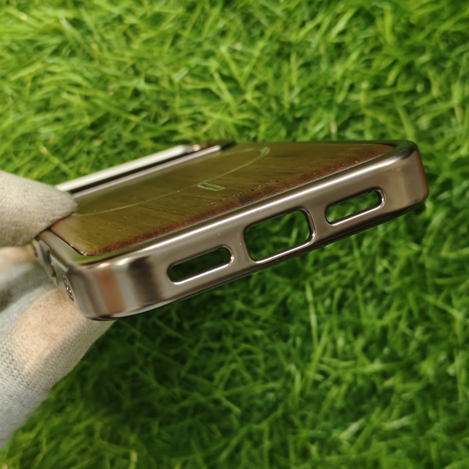 iPhone 17 & 17 Pro & 17 Pro Max Premium Wooden Back Cover with magsafe Tranzo - Image 4