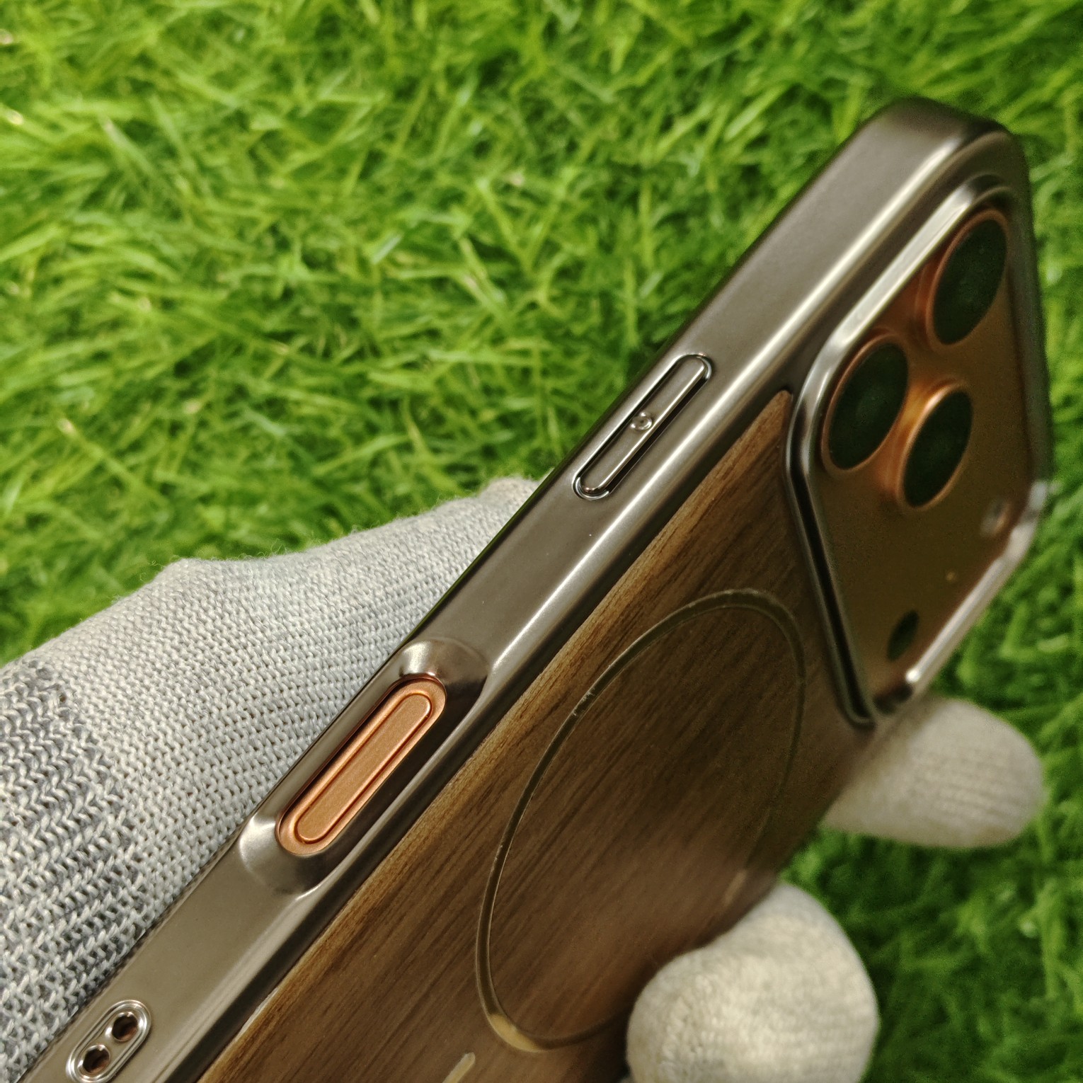 iPhone 17 & 17 Pro & 17 Pro Max Premium Wooden Back Cover with magsafe Tranzo - Image 7