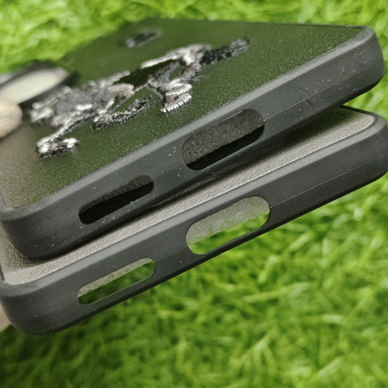 Vivo V40E & iQOO Z9s Premium Polo Leather Back Cover - Image 4