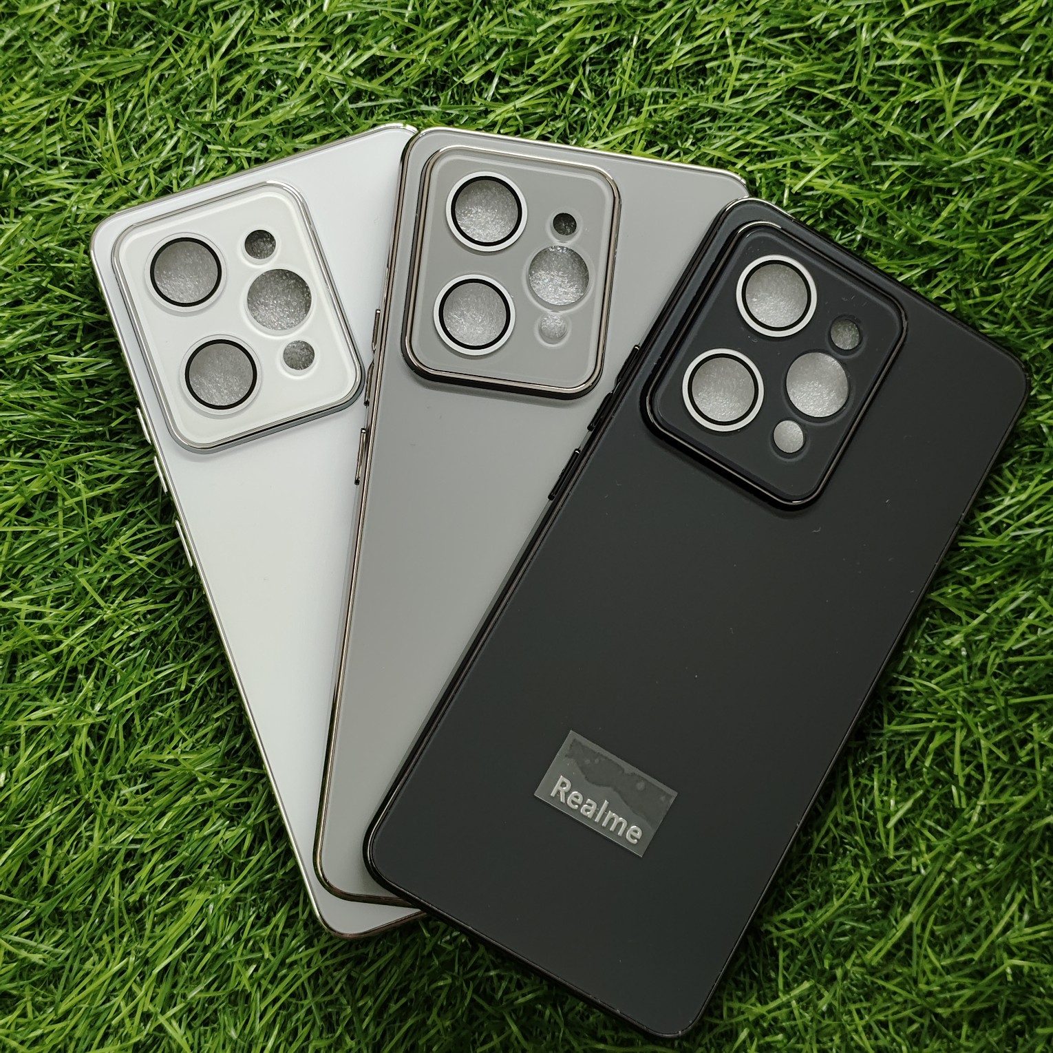 Realme 15 5G Luxury Matte Chrome Finish Back Cover