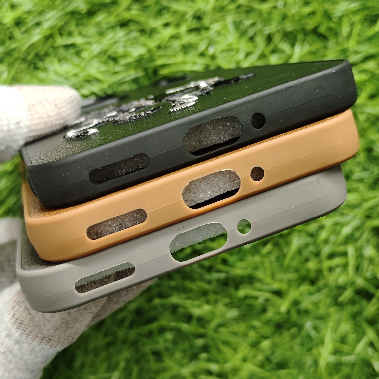 Oppo Reno 14 Premium Polo Leather Open Camera Back Cover - Image 4