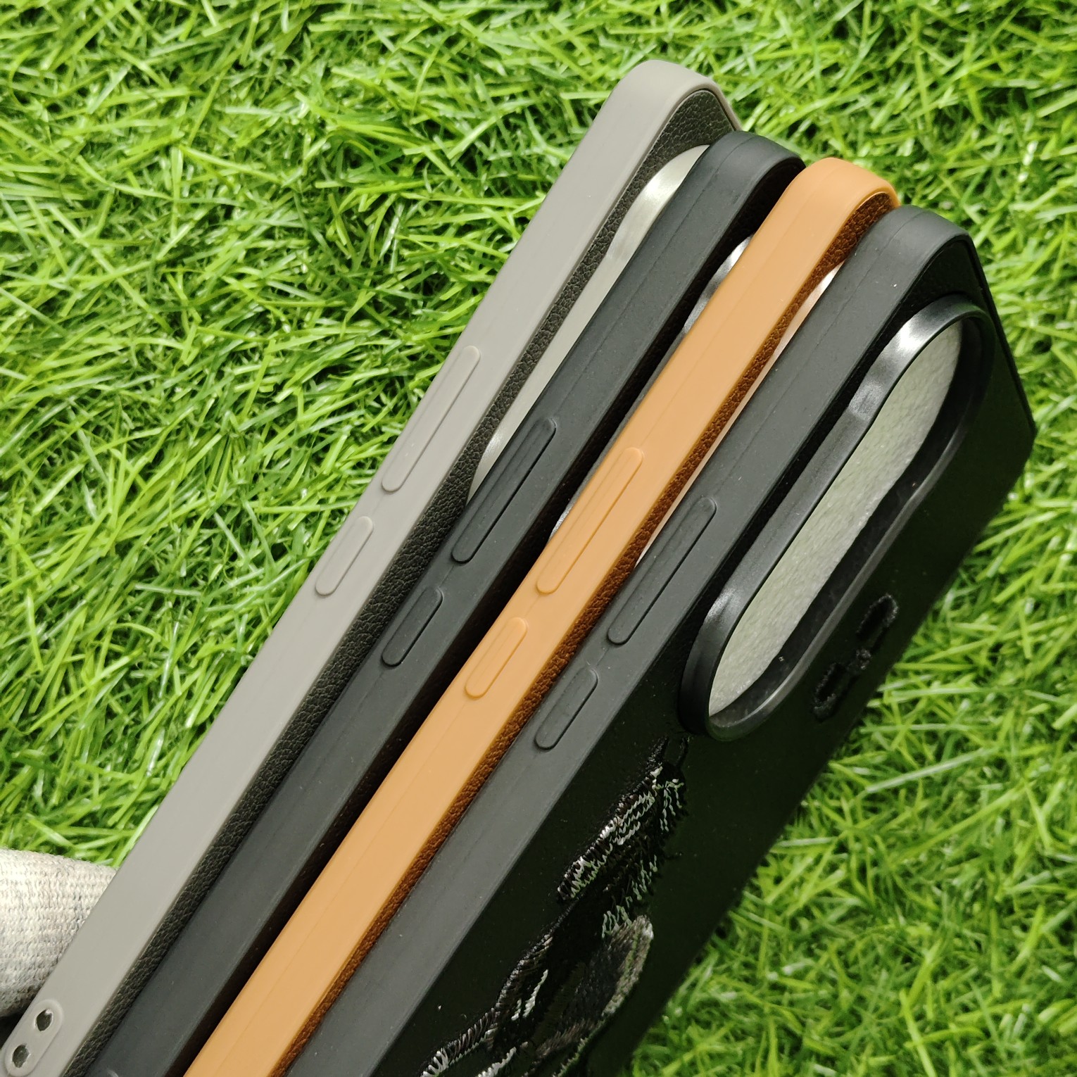 Vivo V50 & V50E & T4R & iQOO Z10R Premium Polo Leather Open Camera Back Cover - Image 3