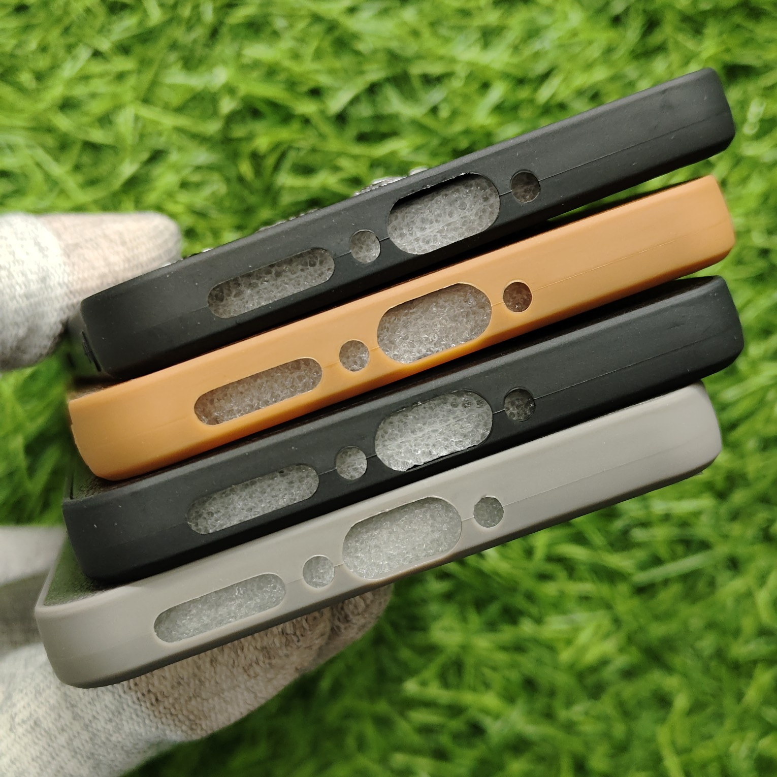 Vivo V50 & V50E & T4R & iQOO Z10R Premium Polo Leather Open Camera Back Cover - Image 4