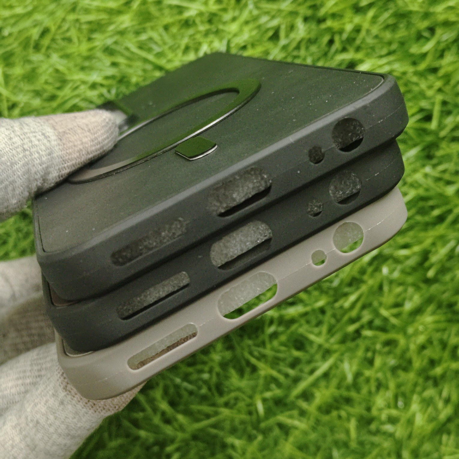 Infinix Hot 60 Premium Leather Magsafe Back Cover - Image 4