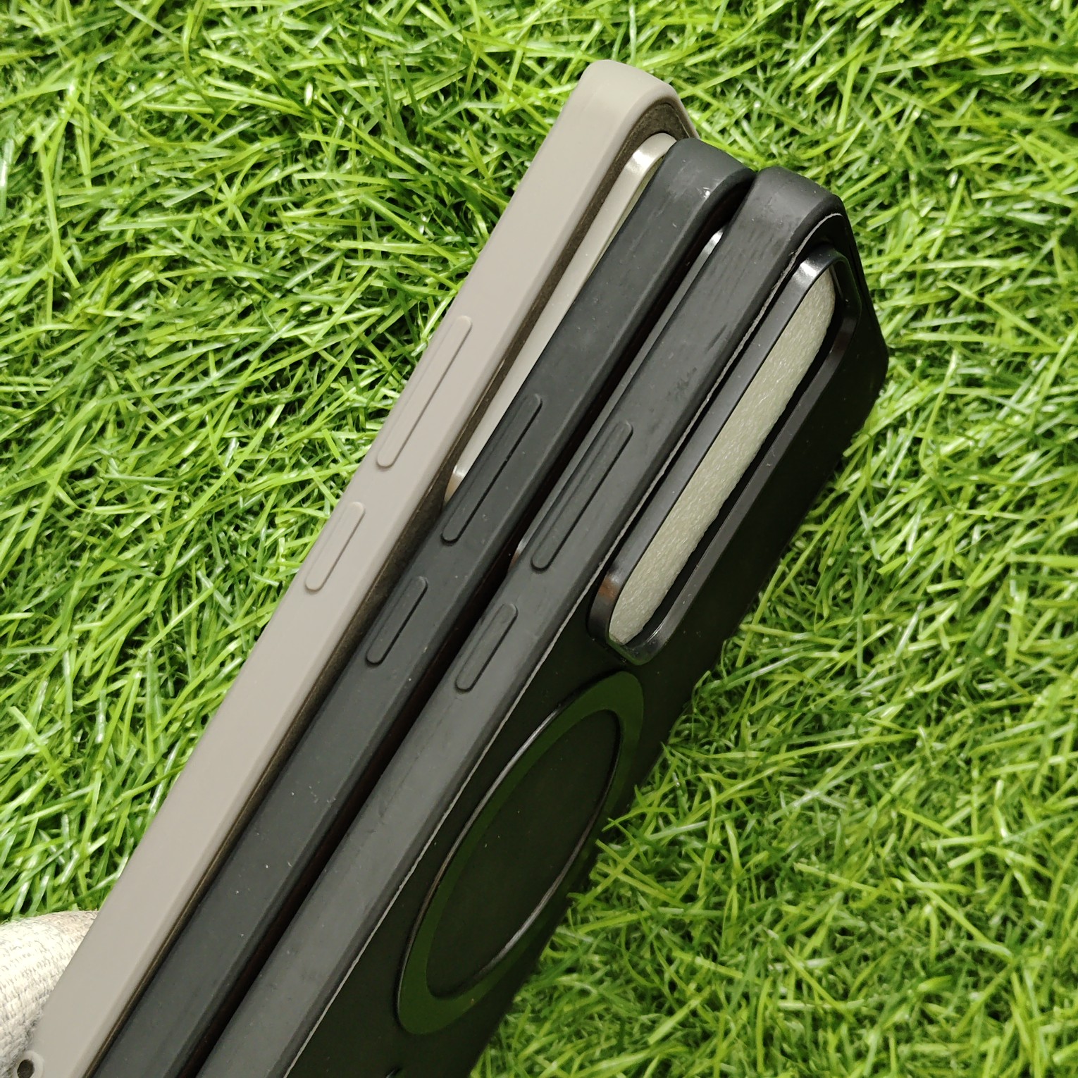 Oppo Reno 12 Premium Leather Magsafe Back Cover - Image 3