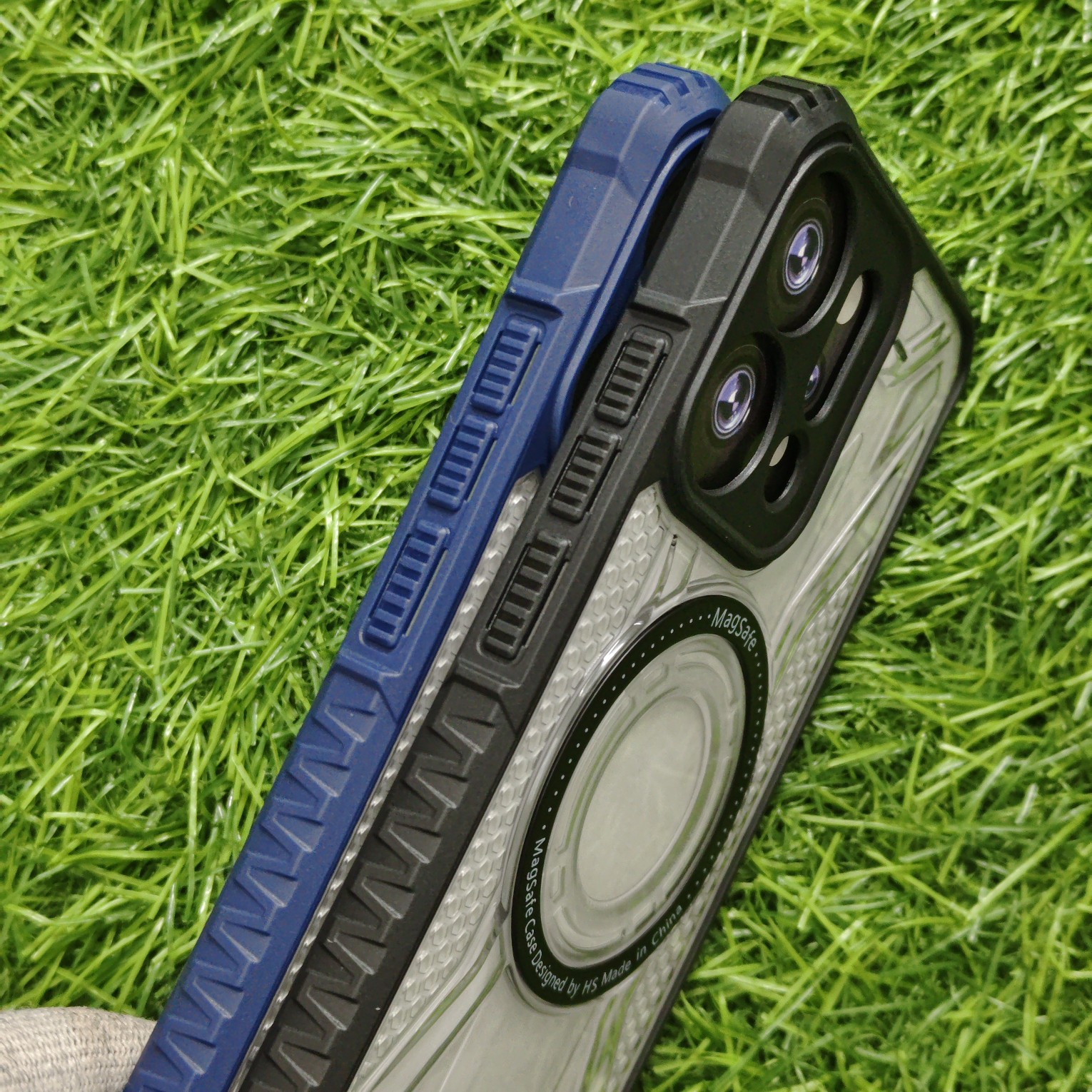 OPPO Reno 14 Premium Transparent Armour Magsafe Back Cover - Image 3