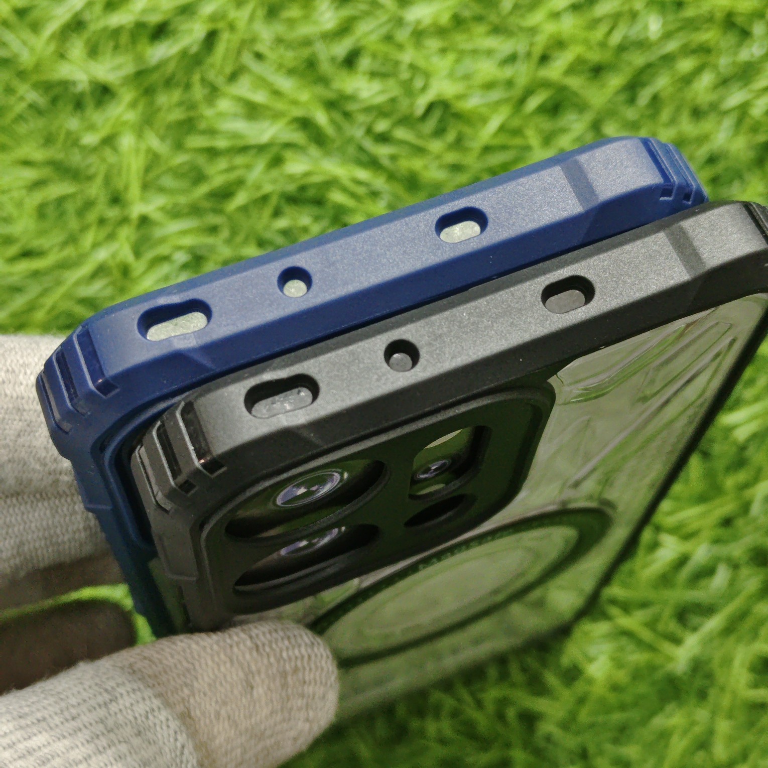 OPPO Reno 14 Premium Transparent Armour Magsafe Back Cover - Image 5