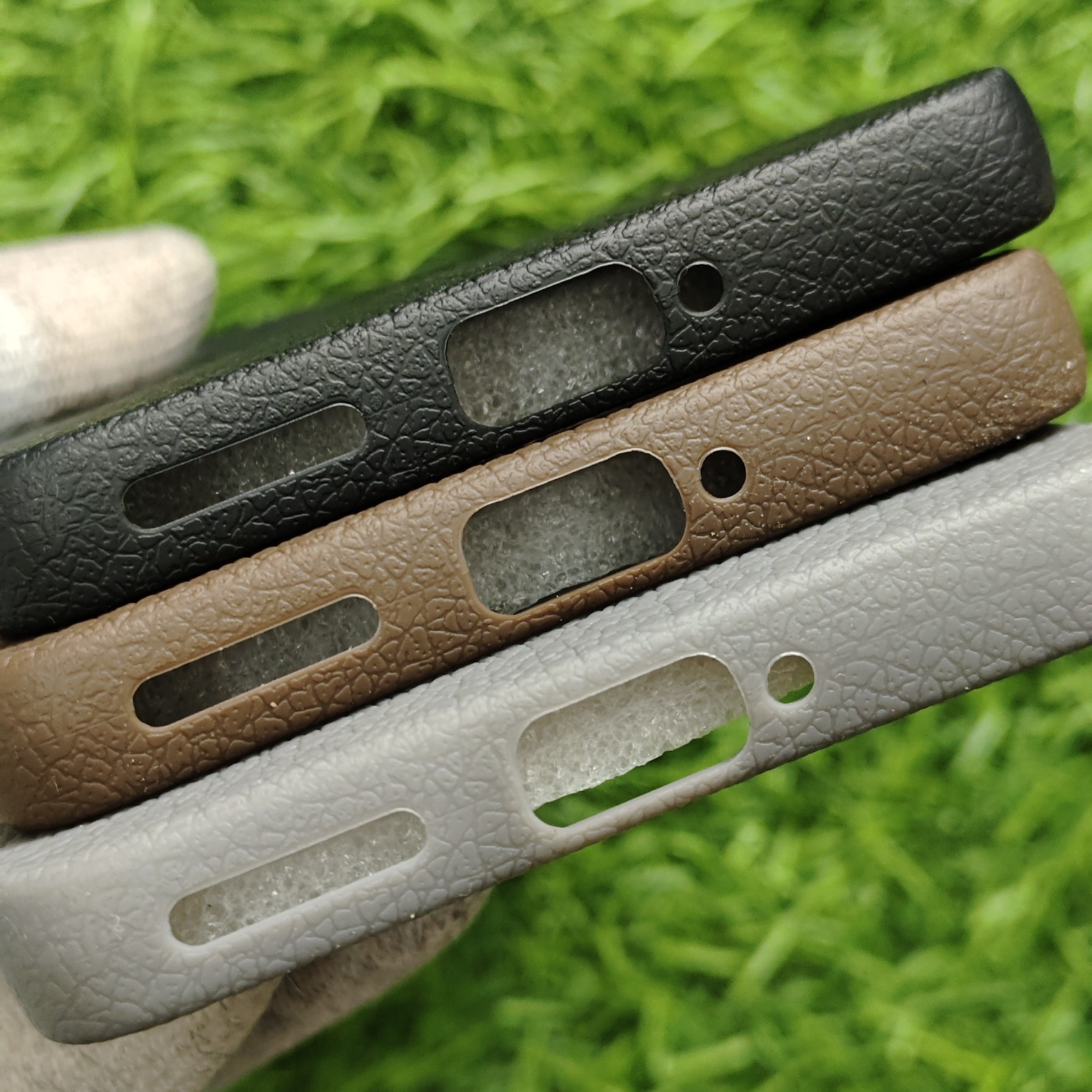 Oneplus Nord CE 3 Silicon Leather Design Back Cover - Image 4