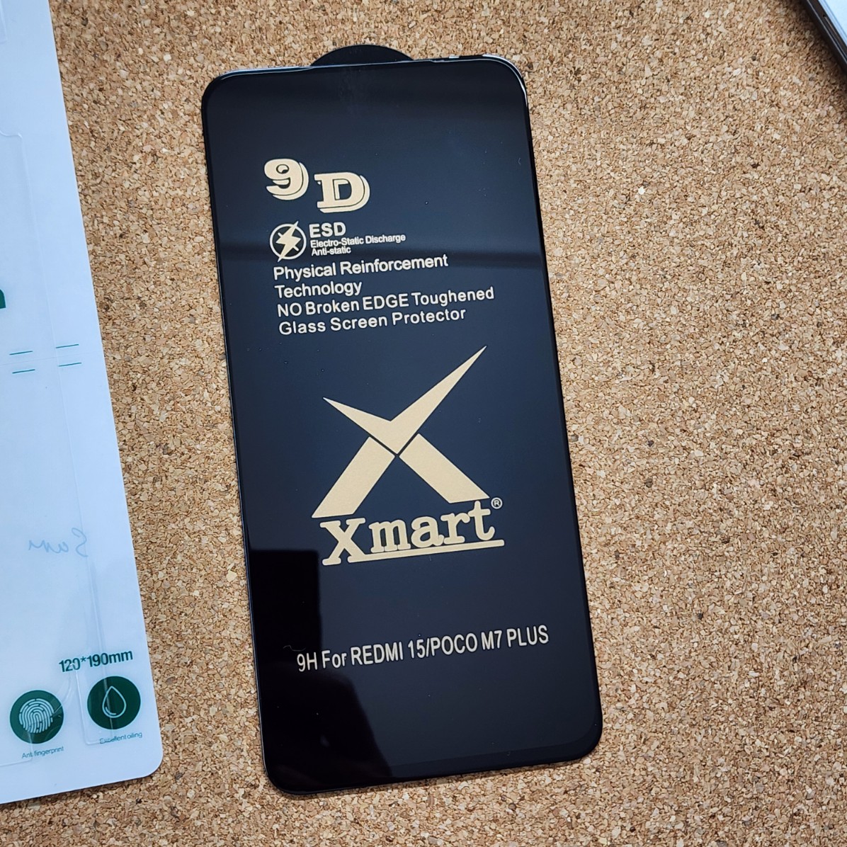 Poco M7 Plus OG Tempered Glass & Camera Lens Protection & Back Lamination Combo