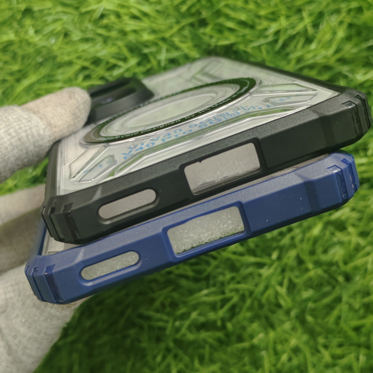 Vivo V40 & V40 Pro & T3 Ultra Premium Transparent Armour Magsafe Back Cover - Image 4