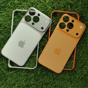 iPhone 15 & 15 Pro & 15 Pro Max Premium Hard Case Frame Convertor Back Cover