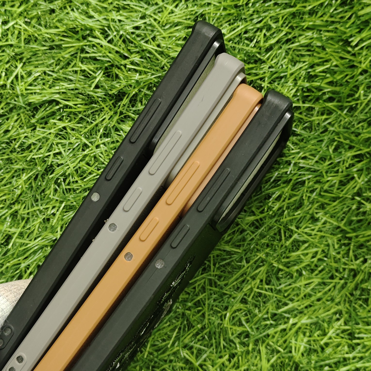 Motorola Edge 50 Premium Polo Leather Open Camera Back Cover - Image 3