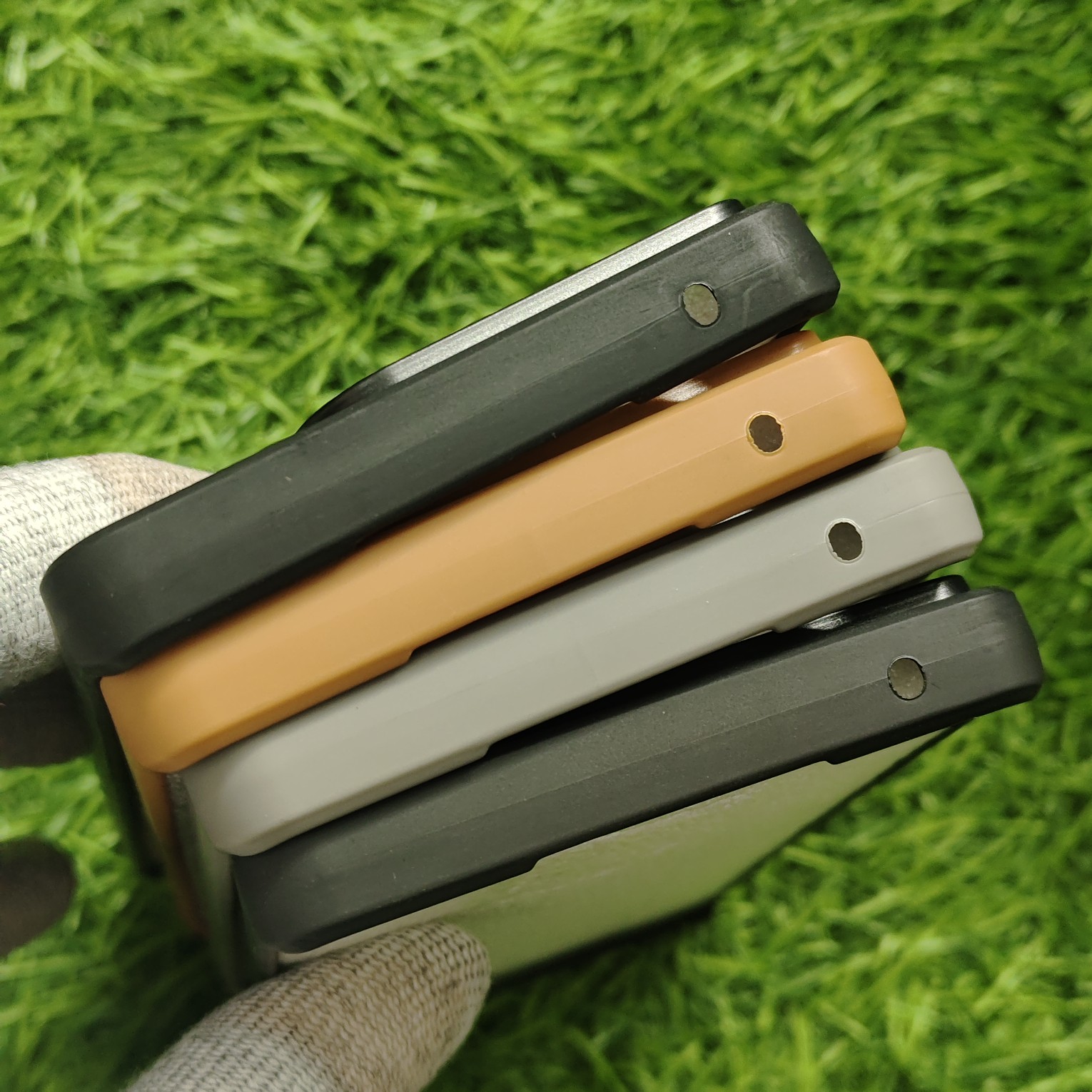 Motorola Edge 50 Premium Polo Leather Open Camera Back Cover - Image 5