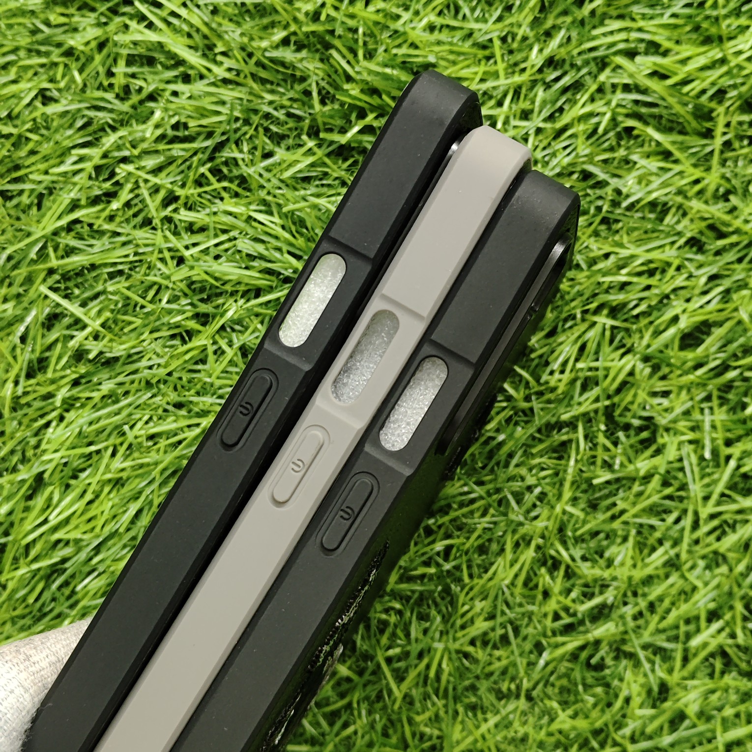 Oneplus Nord Premium Polo Leather Open Camera Back Cover - Image 3