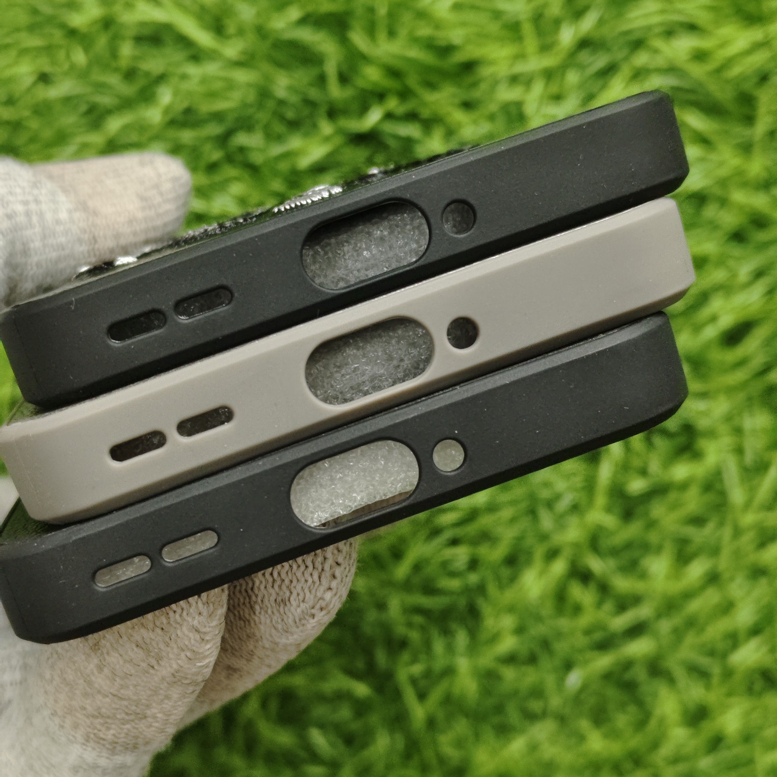 Oneplus Nord Premium Polo Leather Open Camera Back Cover - Image 4