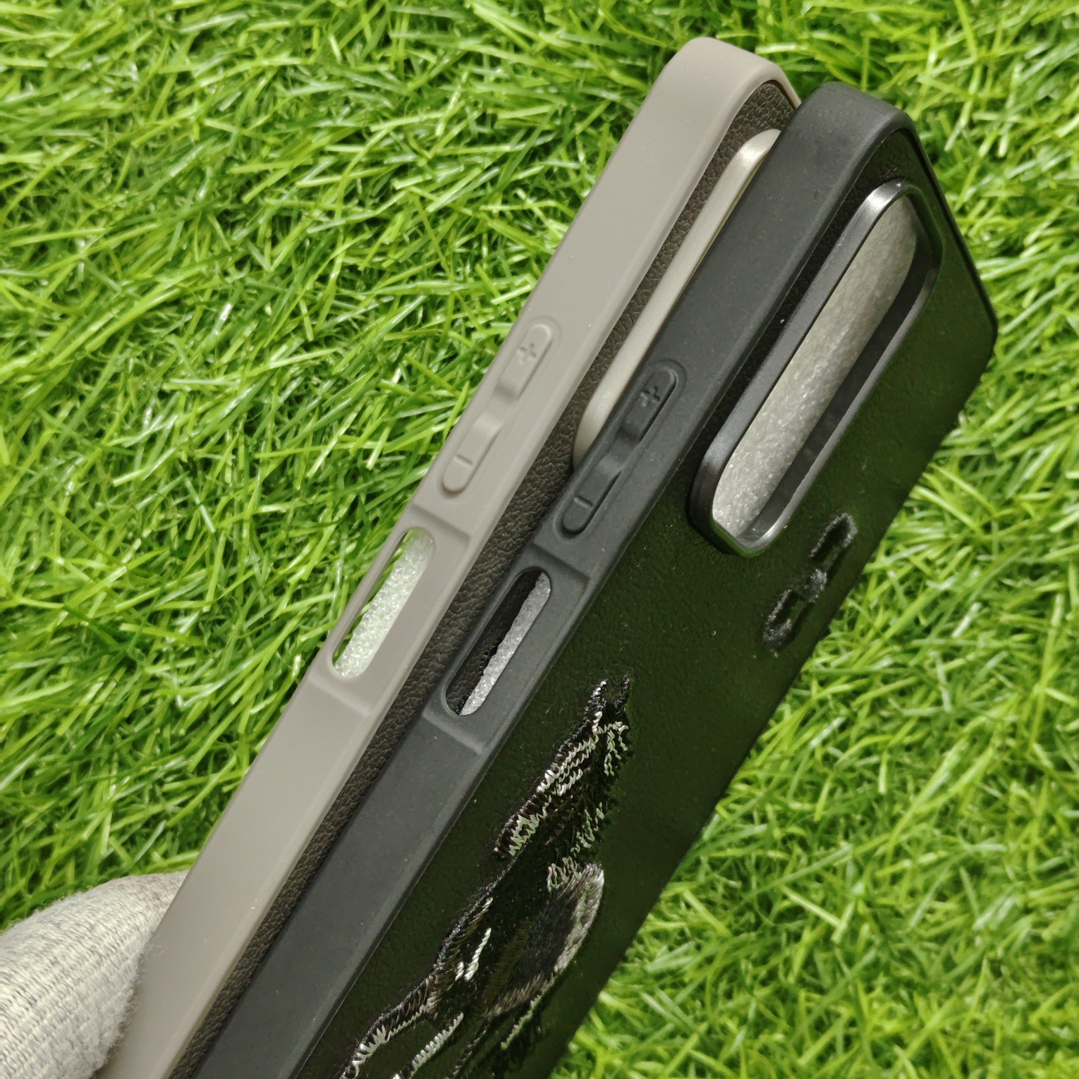 Redmi Note 10 Pro Premium Polo Leather Open Camera Back Cover - Image 3