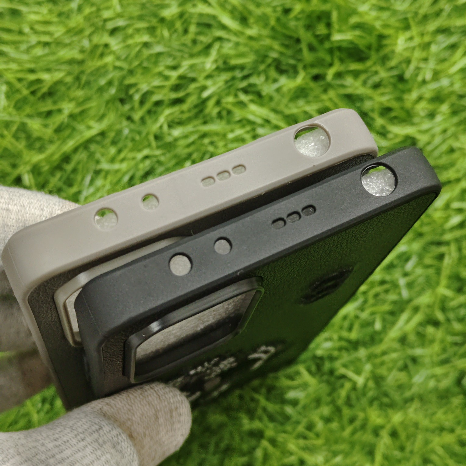 Redmi Note 10 Pro Premium Polo Leather Open Camera Back Cover - Image 5