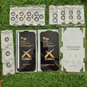 iPhone 17 & 17 Air & 17 Pro & 17 Pro Max Zero Feel Camera Lens & Back Lamination & Tempered Glass & Speaker Grill Combo