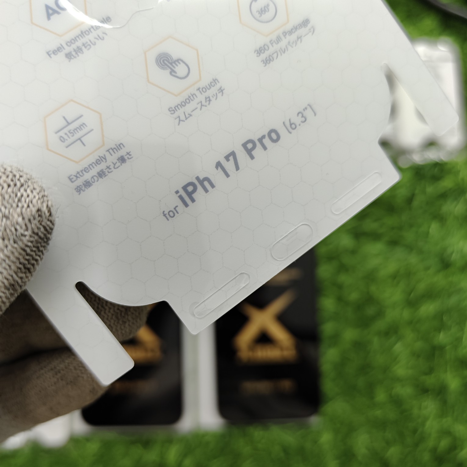 iPhone 17 & 17 Air & 17 Pro & 17 Pro Max Zero Feel Camera Lens & Back Lamination & Tempered Glass & Speaker Grill Combo - Image 4