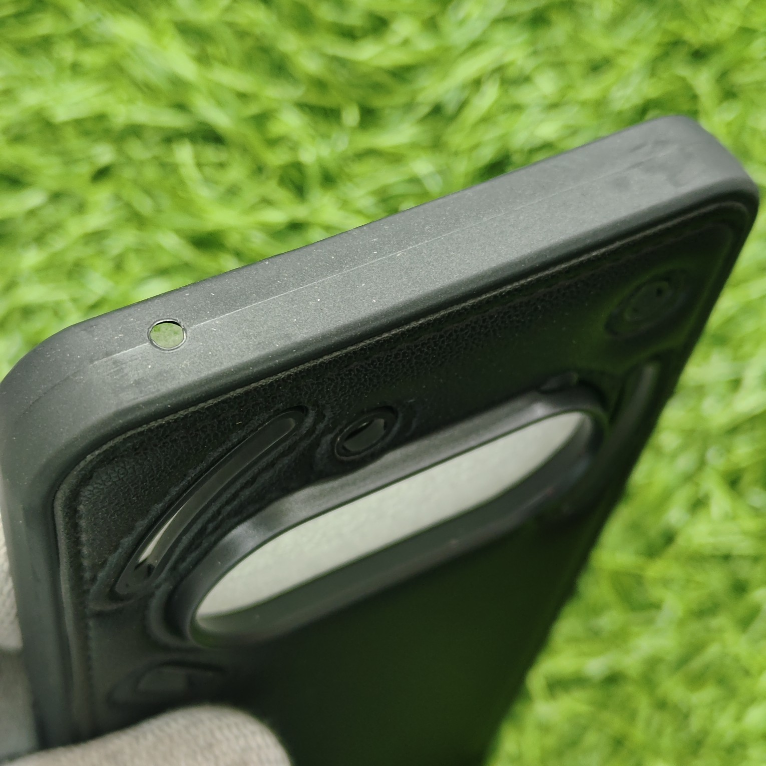 Nothing Phone 3a Premium Puffer Leather Finish Back Cover With Metal Lion Logo - Image 7